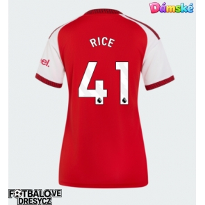 Arsenal Declan Rice #41 Dámské Domácí Dres 2026-27 Krátký Rukáv